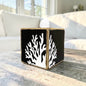 Ocean Coral Beach House Tissue Box Cover