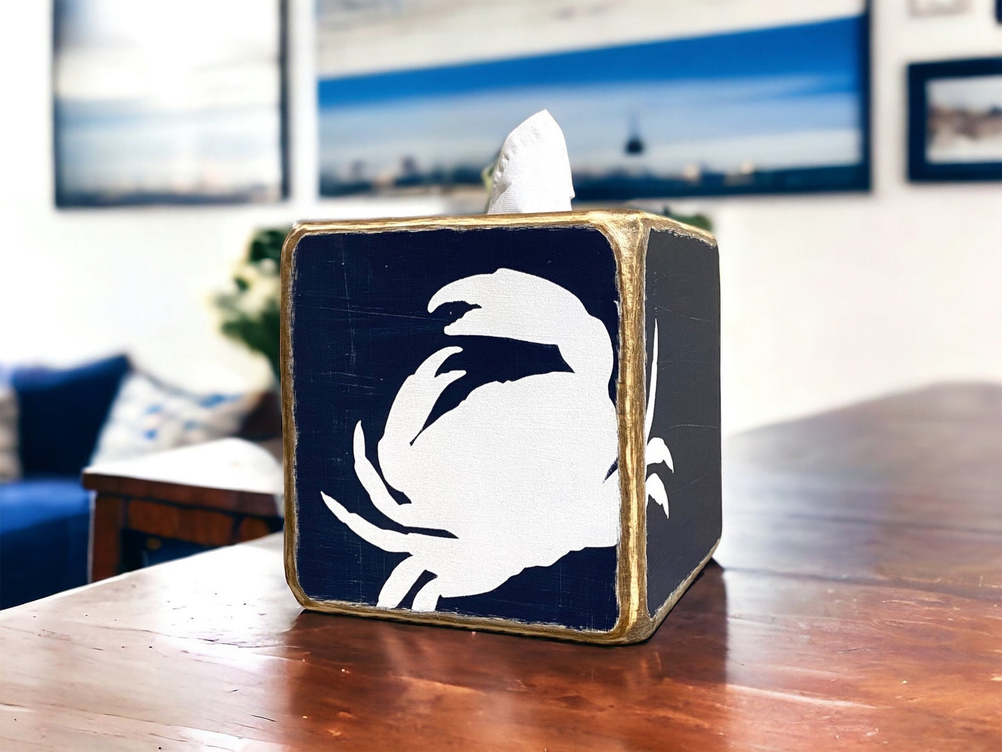 Maryland blue crab tissue box
