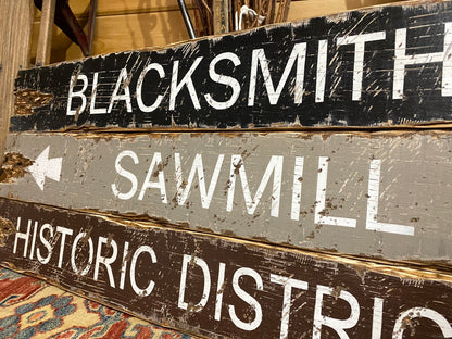 Blacksmith Historic Sign Set