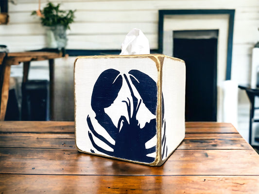 maine lobster tissue box