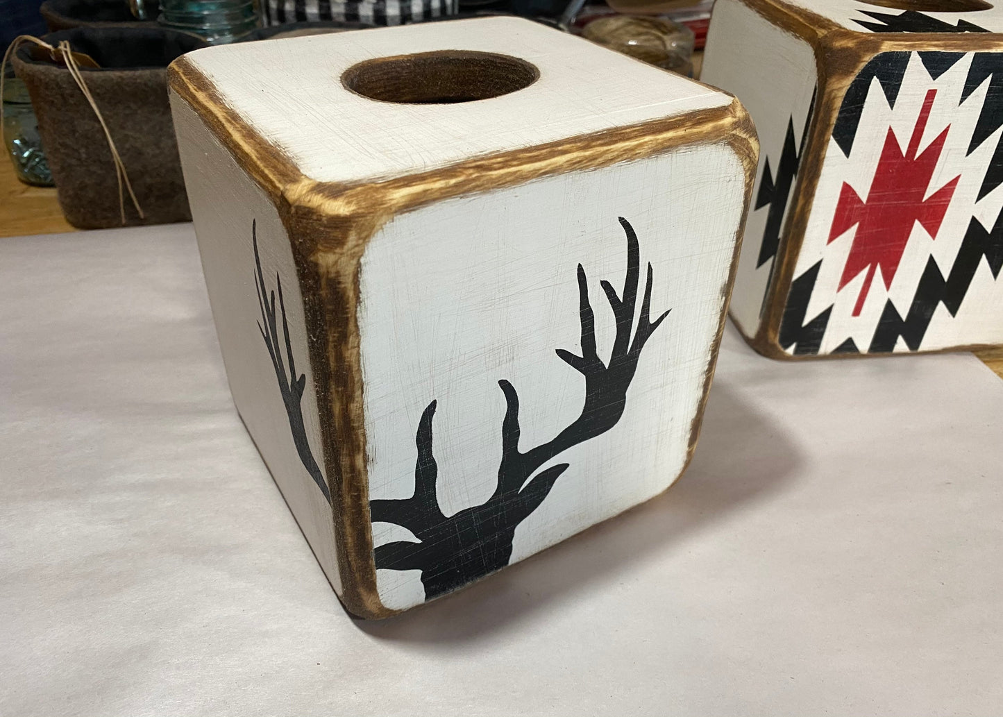 Hunting Lodge Tissue Box Cover