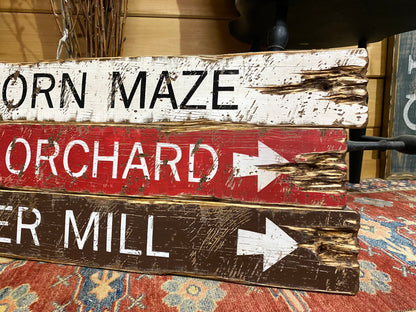 Autumn in New England Sign Set