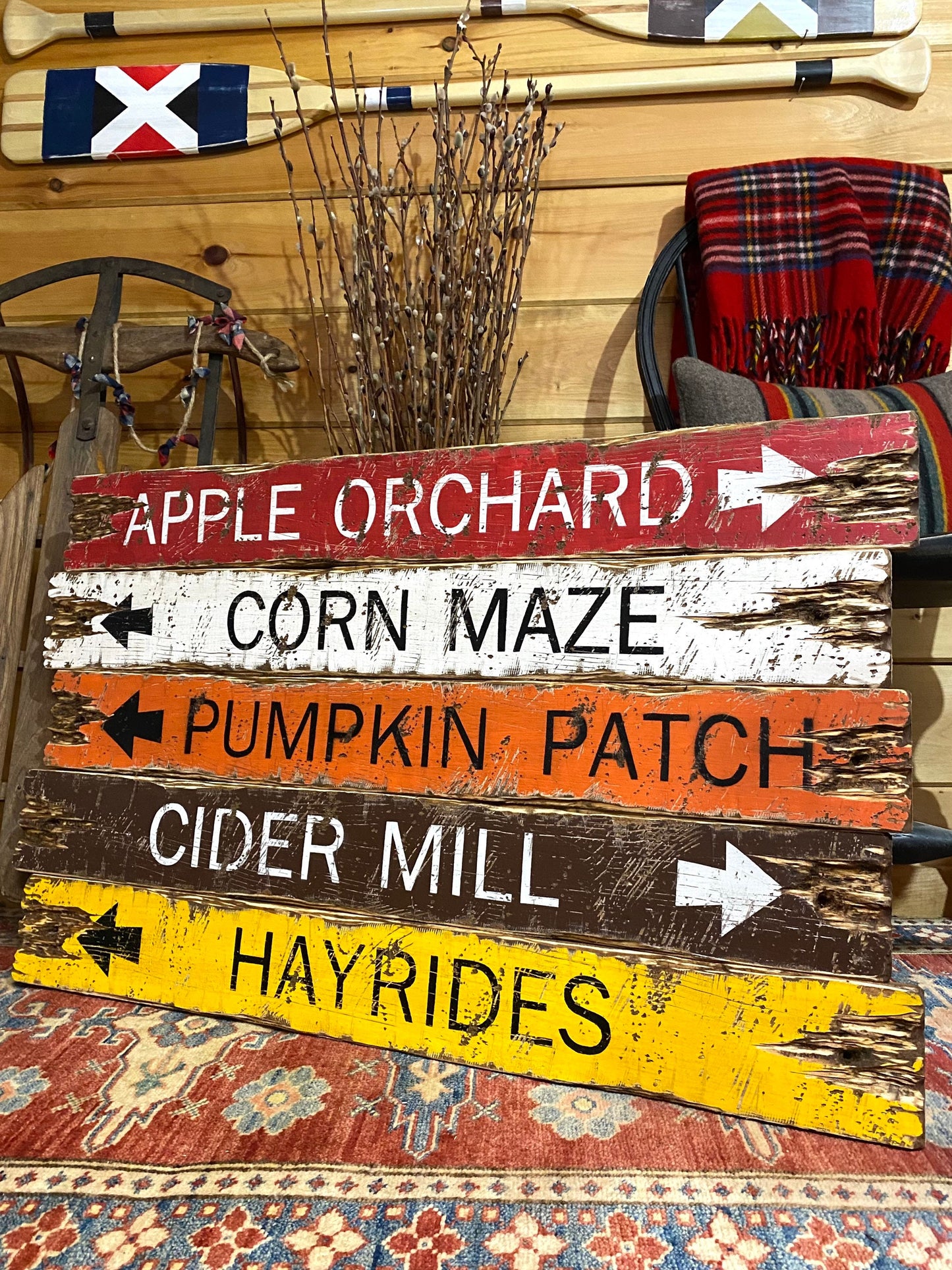 Apple Picking Fall Sign Set