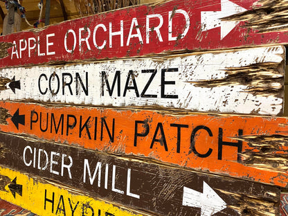Apple Picking Fall Sign Set