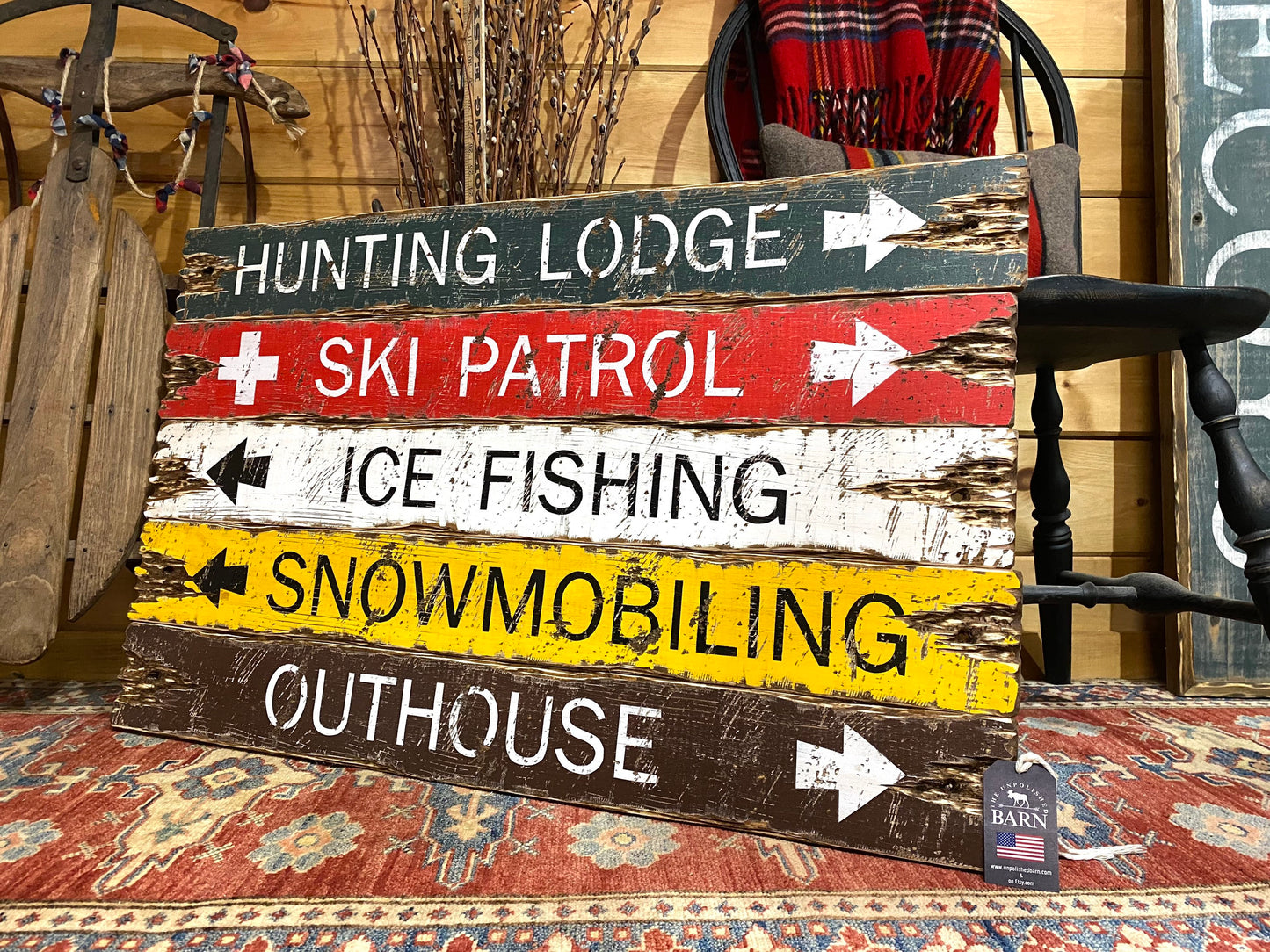Hunting Lodge Sign Set