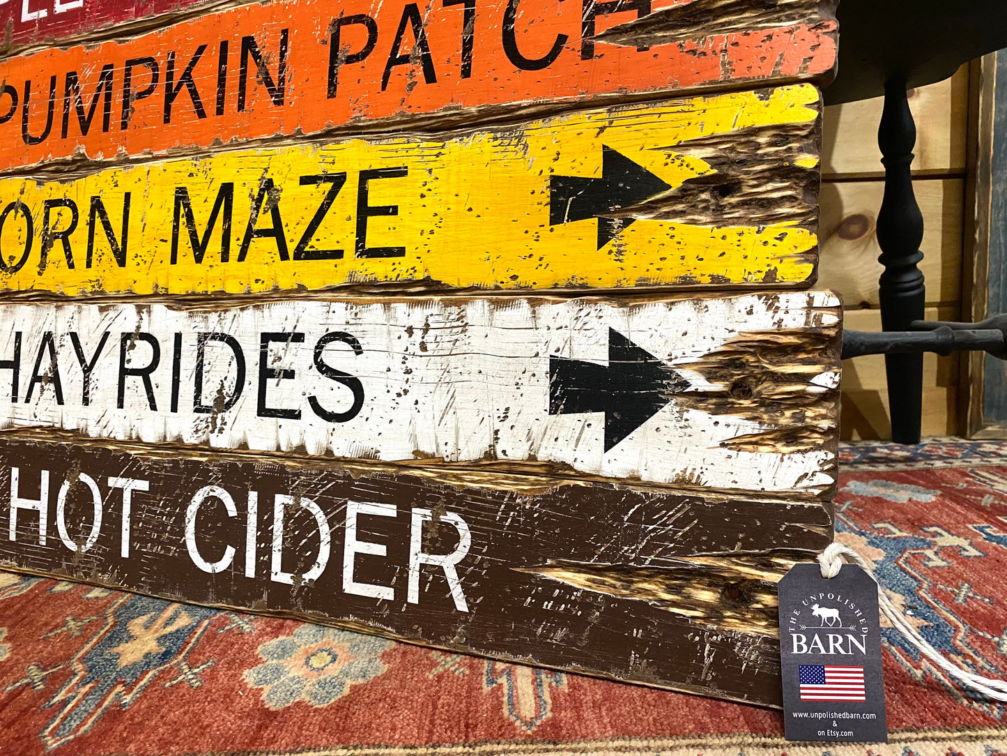 Rustic Fall Autumn Wood Sign Set