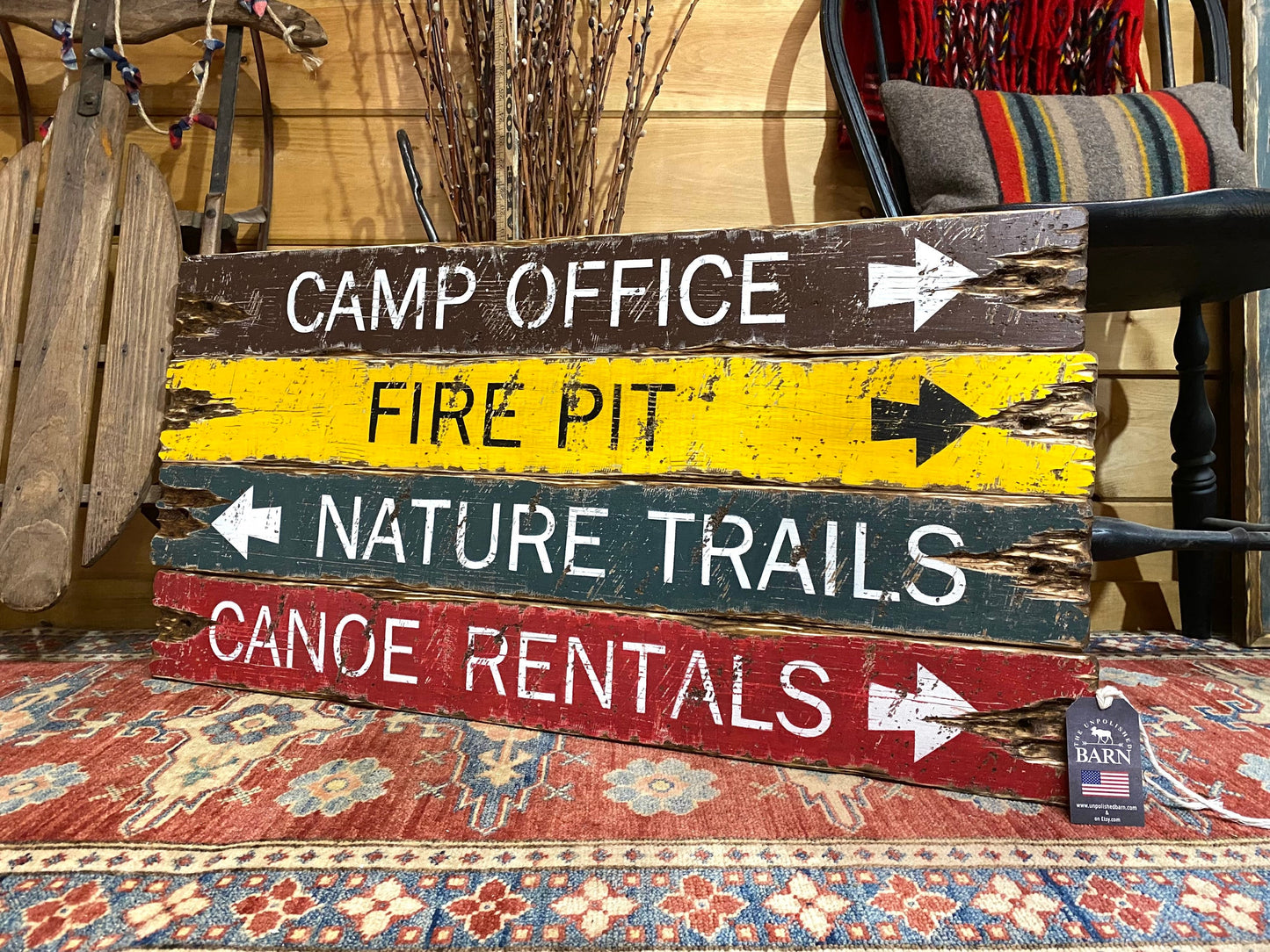 National Park Camping Sign Set