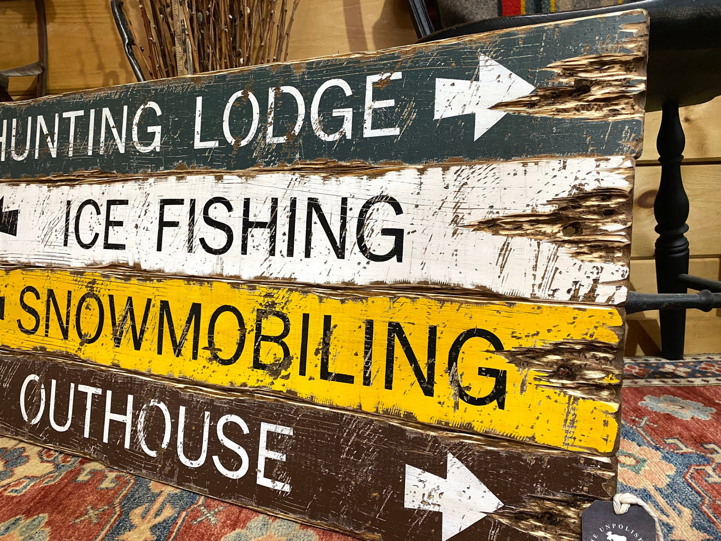 Snowmobiling Cabin Sign Set