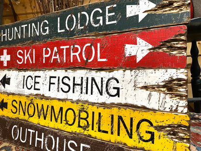 Hunting Lodge Sign Set