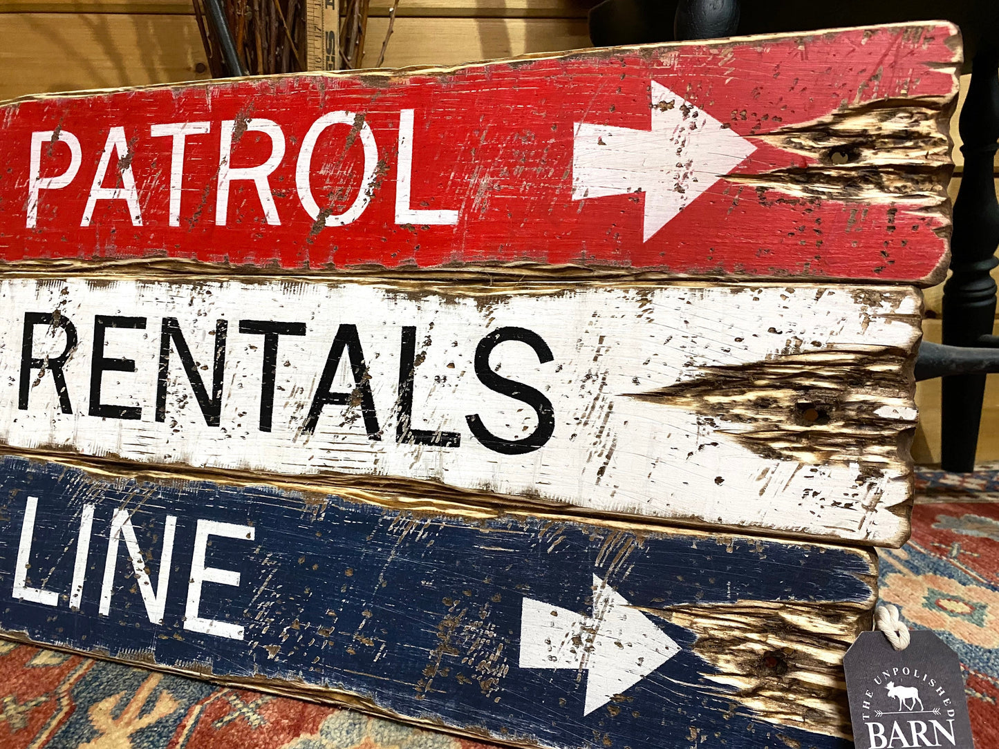 Ski Sign Set, Ski Patrol, Ski Rentals