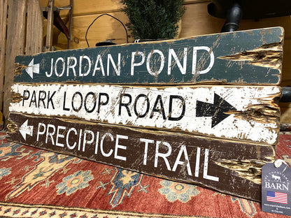 Acadia National Park Hiking Sign Set
