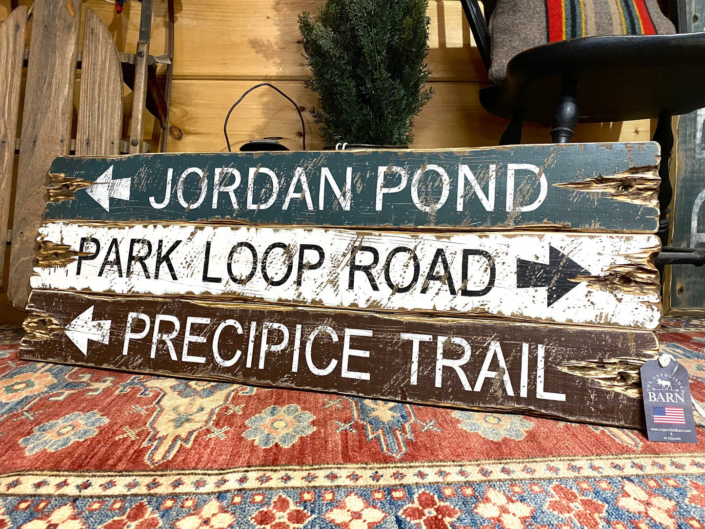 Acadia National Park Hiking Sign Set
