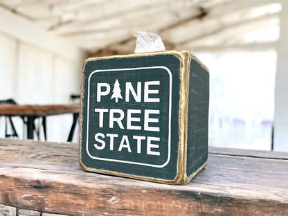 Maine pine tree state tissue