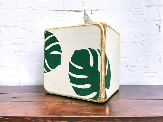 Monstera Deliciosa Tissue Box Cover