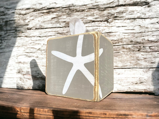 Starfish tissue box cover