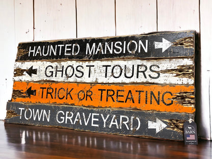 Haunted Mansion Halloween Sign Set