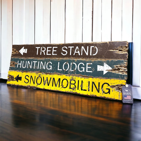 Hunting tree stand signs
