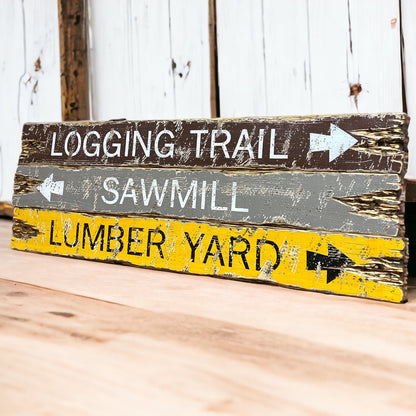 Logging sign set
