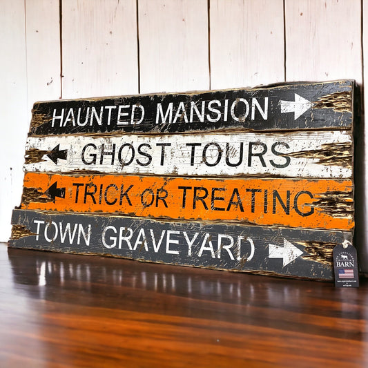 Haunted Mansion Halloween Sign Set