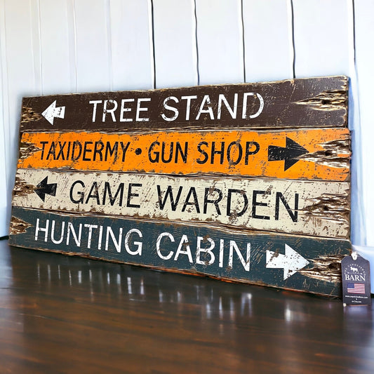 hunting tree stand sign set