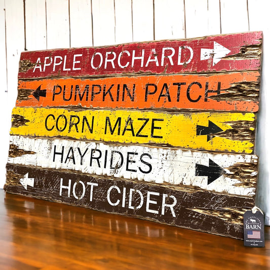 Rustic Fall Autumn Wood Sign Set