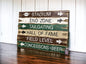 Tailgating Football Wood Sign Set