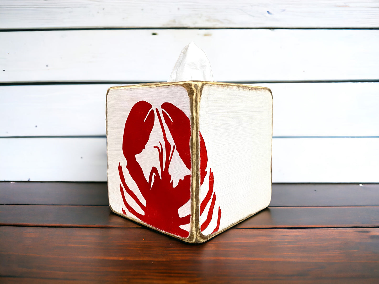 Lobster Tissue Box Cover