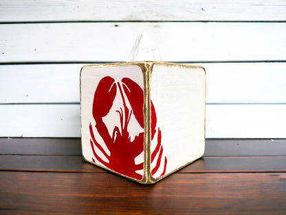 Lobster Tissue Box Cover