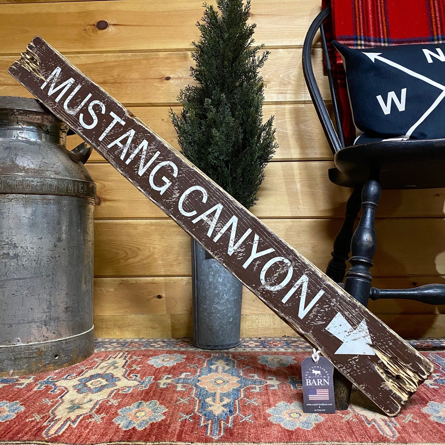 Mustang Canyon Western Horse Sign