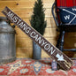 Mustang Canyon Western Horse Sign