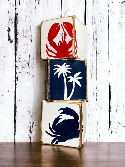 Maryland Blue Crab Coastal Tissue Box Cover