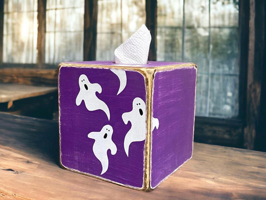Halloween Ghosts Tissue Box Cover