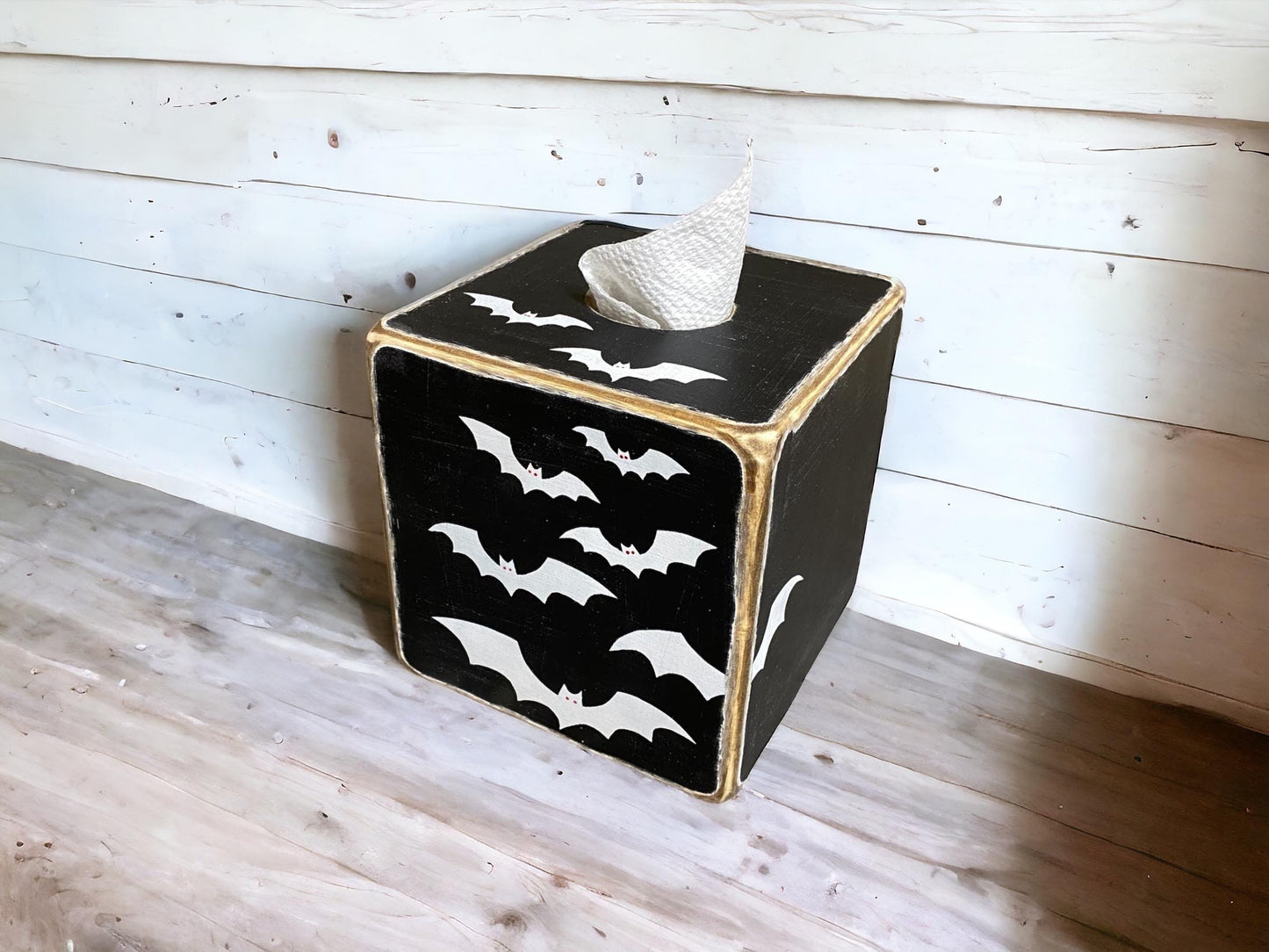 Halloween Bats Tissue Box Cover