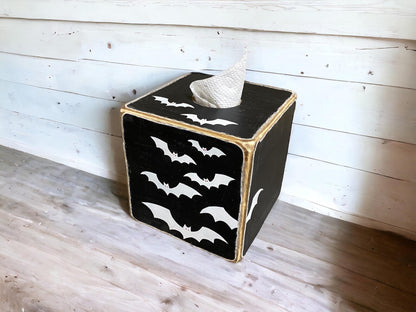 Halloween Bats Tissue Box Cover