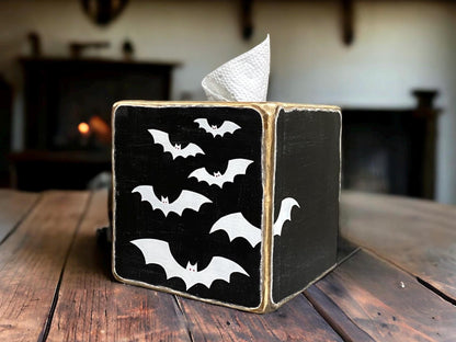 Halloween Bats Tissue Box Cover