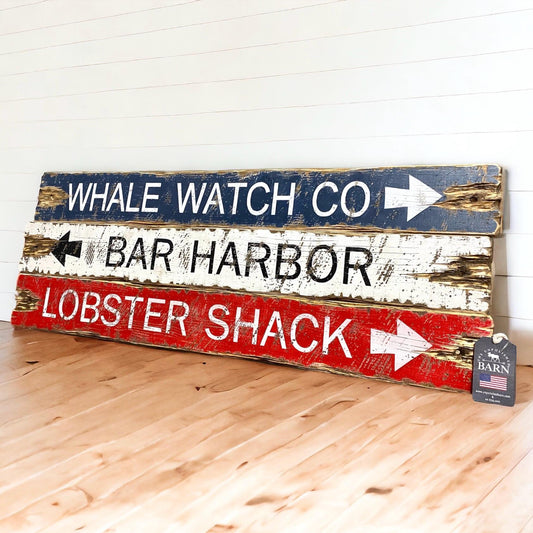 bar harbor maine sign