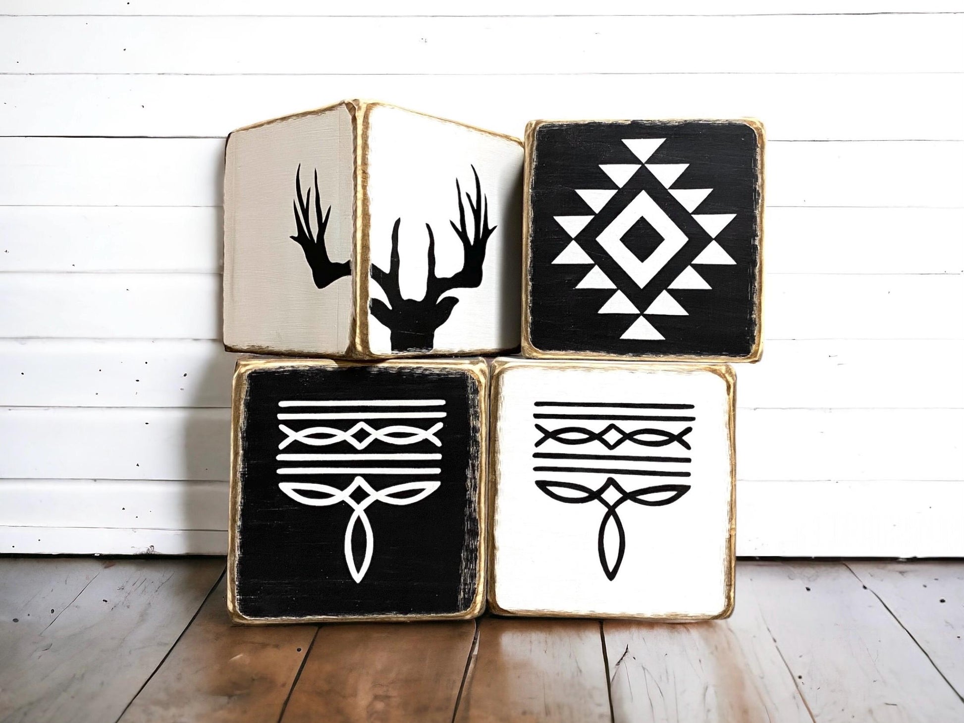 Modern farmhouse tissue boxes
